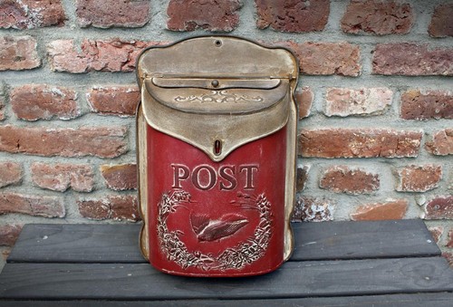 Nostalgie briefkasten bordeaux - nostalgie,